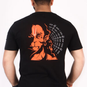 Devotional  - Bajrangi Avtar  T-Shirt (black)