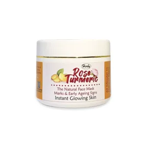 Herby Rose Turmeric Face Pack - For Instant Glow, Wrinkle & Ageing - 50g